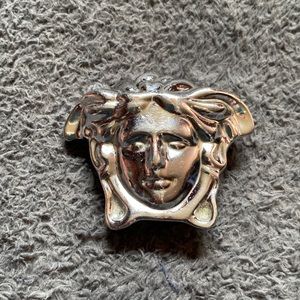 Heavy Silver “Medusa” Belt Buckle